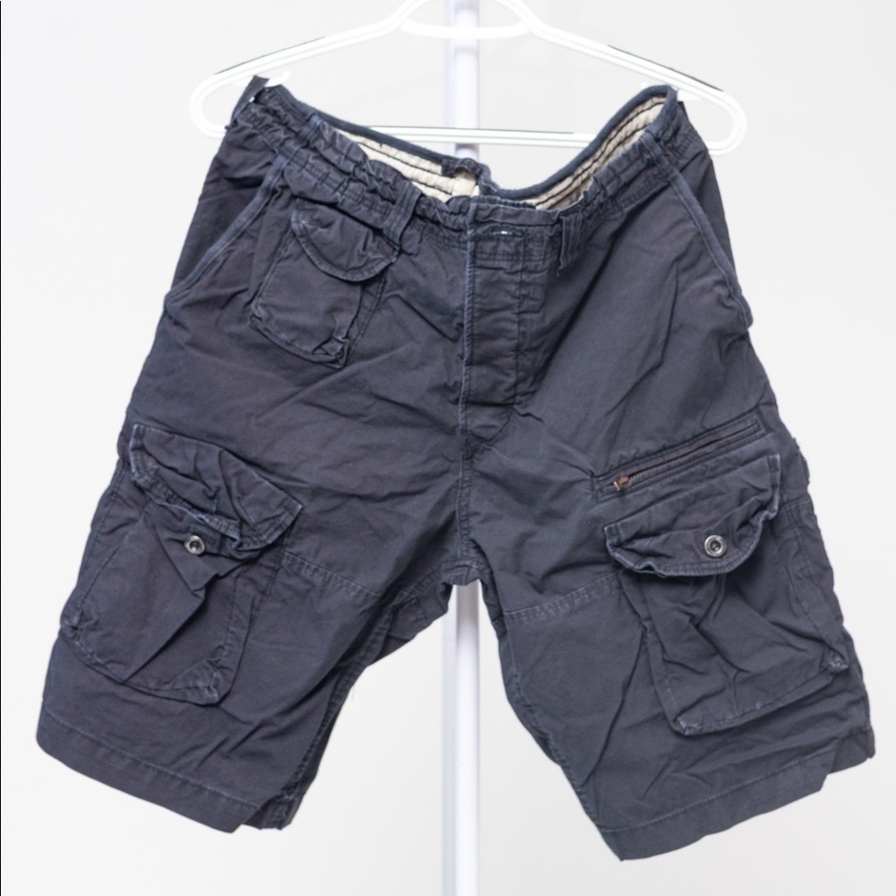 Cargo Shorts Navy Blue H&M *Used